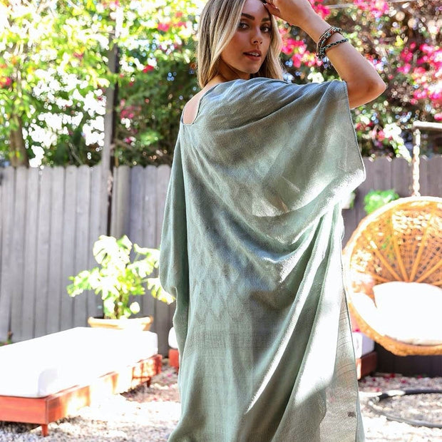 Diamond Embroidered Kimono