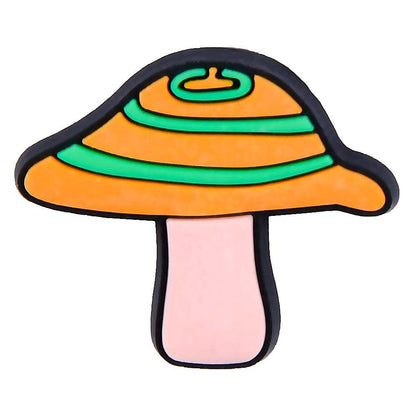 Mushroom Croc Shoe Charms – 7pcs Set