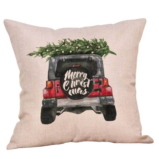 Christmas Jeep Cover