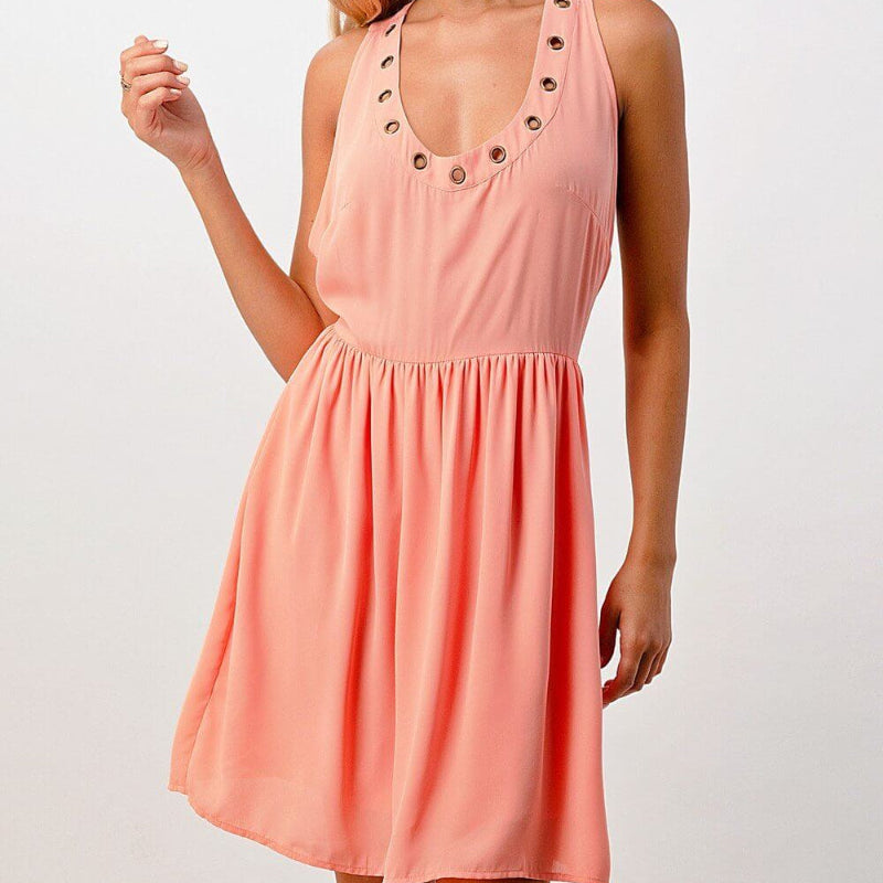 A-Line Grommet Dress