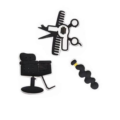Hair Stylist Croc Charms – 8pcs Set