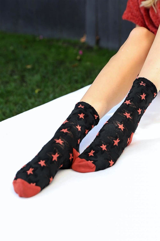 Eco-Friendly Star Design Socks.