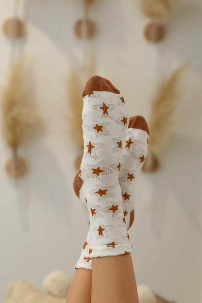 Eco-Friendly Star Design Socks.