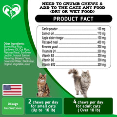 Flea and Tick Prevention Chewable Pills for Cats