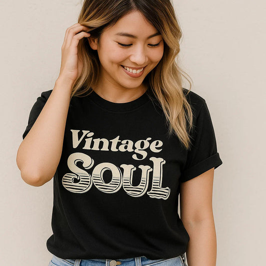 Vintage Soul Graphic T-Shirts XS-3XL