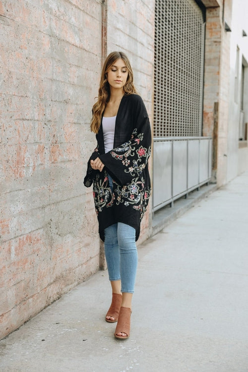 Floral Sheer Kimono