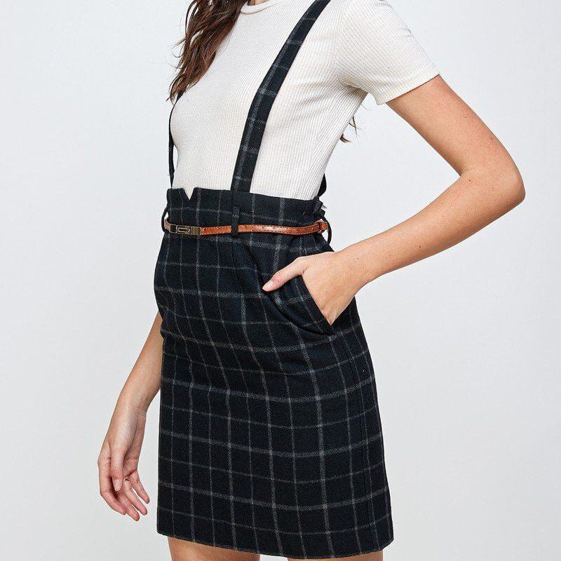 Chic Plaid Skirt