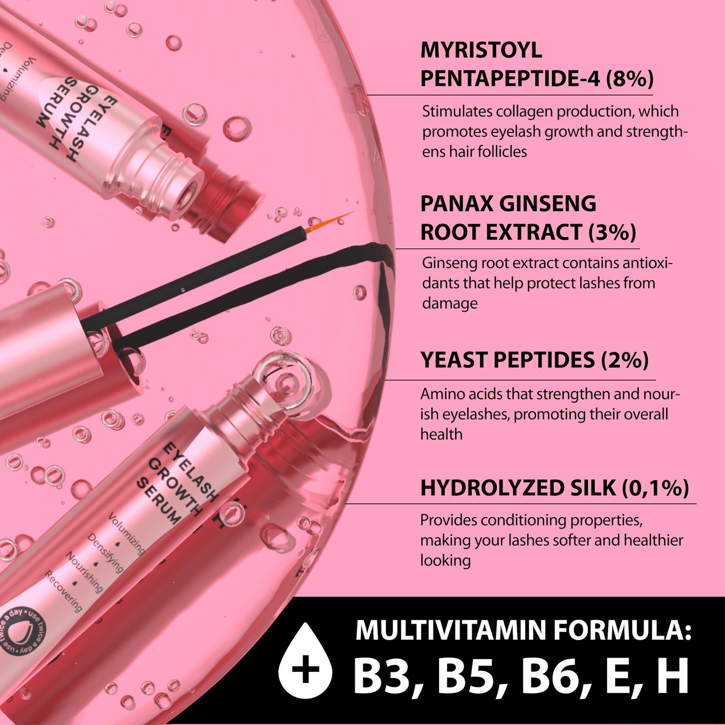 Eyelash Growth Serum for Longer, Fuller Lashes
