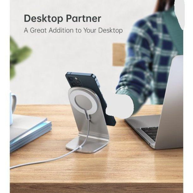 Choetech MagSafe Wireless Charger Stand with Magnetic Charging Pad