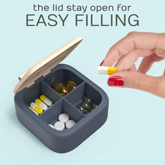 Travel Medicine Pill Organizer Small Pill Box Mini Pill Case