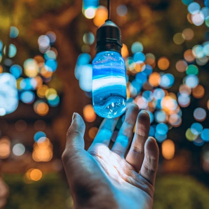 Blue LED Lamp