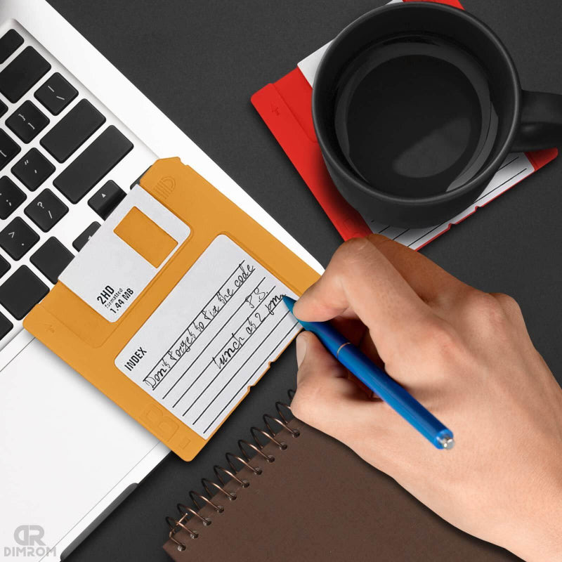 Dessous de verre vintage pour disquettes 