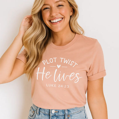 Plot Twist He Lives Tee