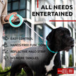 Correas retráctiles manos libres para perros pequeños, medianos y grandes.