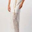 Women Lace Wide Leg Pants High Waist Elegant Style