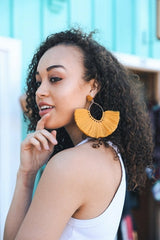 Fan Tassel Earrings