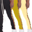 Men’s Side Stripe Jogger Pants with Drawstring Waist