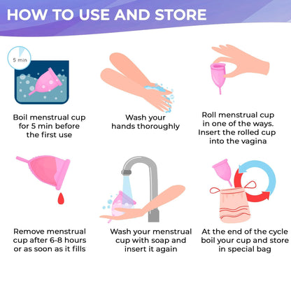 Silicone Menstrual Cup