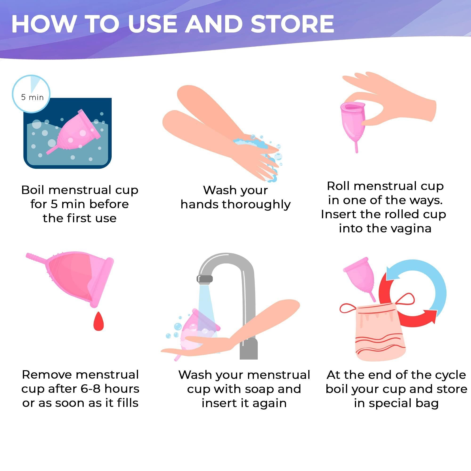 Coupe menstruelle en silicone