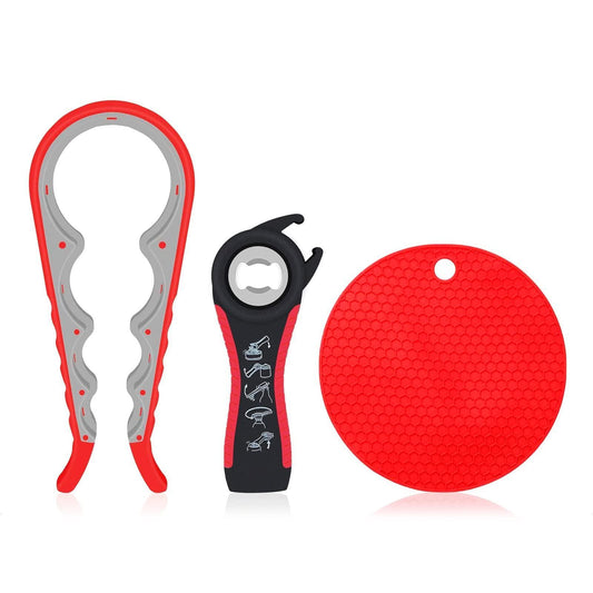Silicone Jar Openers 3-Pack