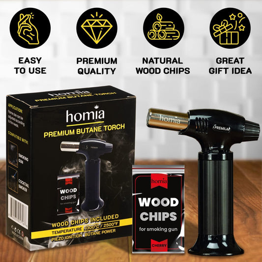 Refillable Butane Torch Lighter