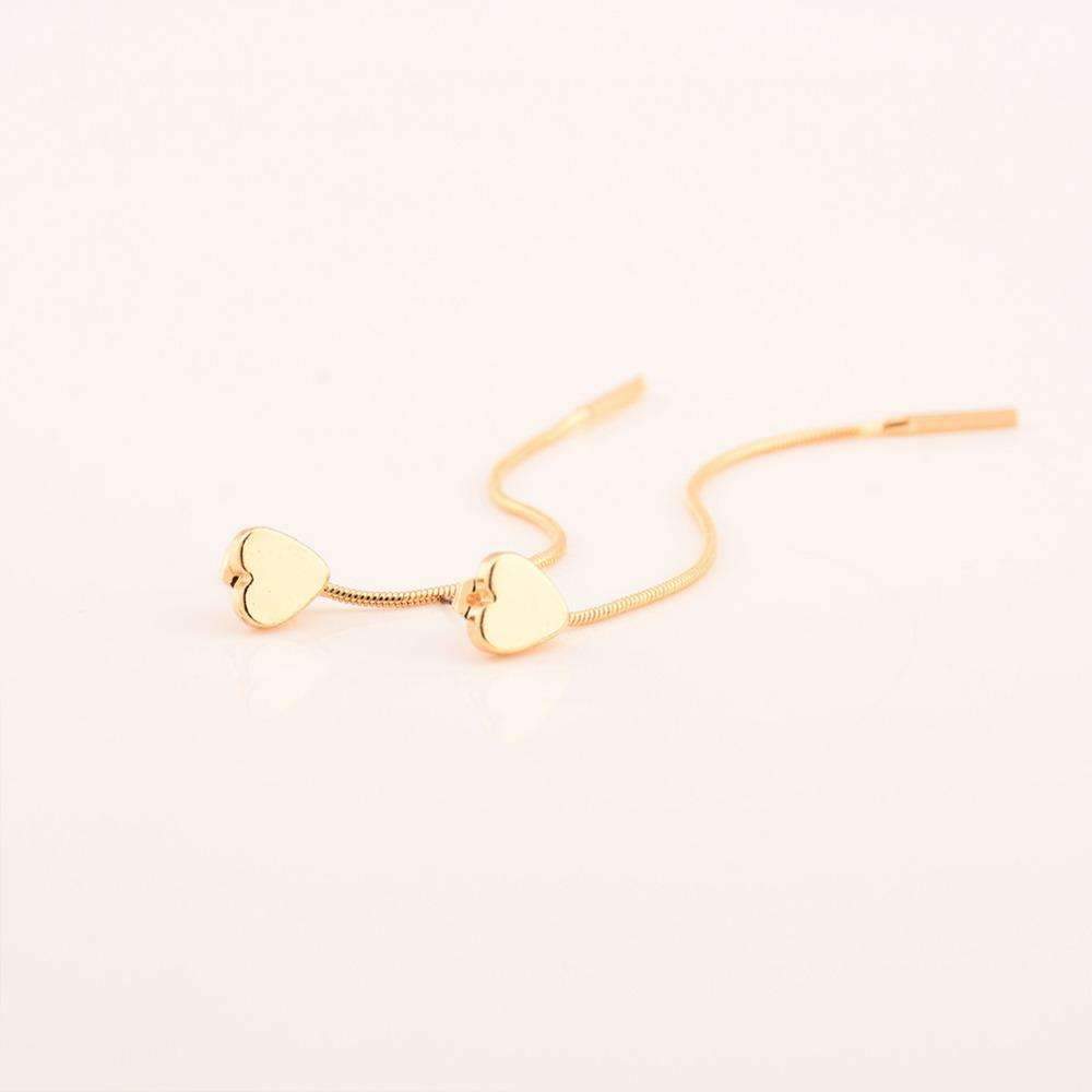 Pendientes con forma de corazón