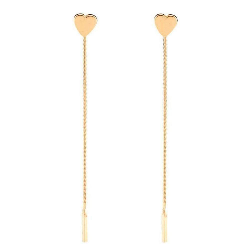 Pendientes con forma de corazón