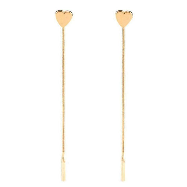 Pendientes con forma de corazón