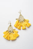 Raffia Tassel Earrings