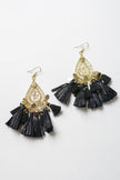 Raffia Tassel Earrings