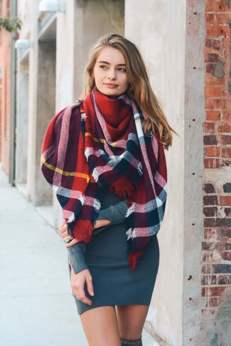 Cozy Fray Scarf
