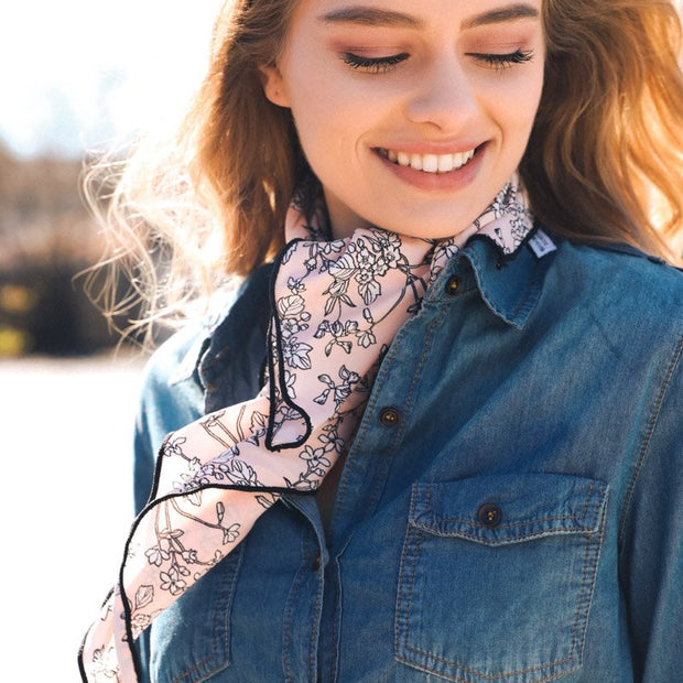 Floral Print Scarf