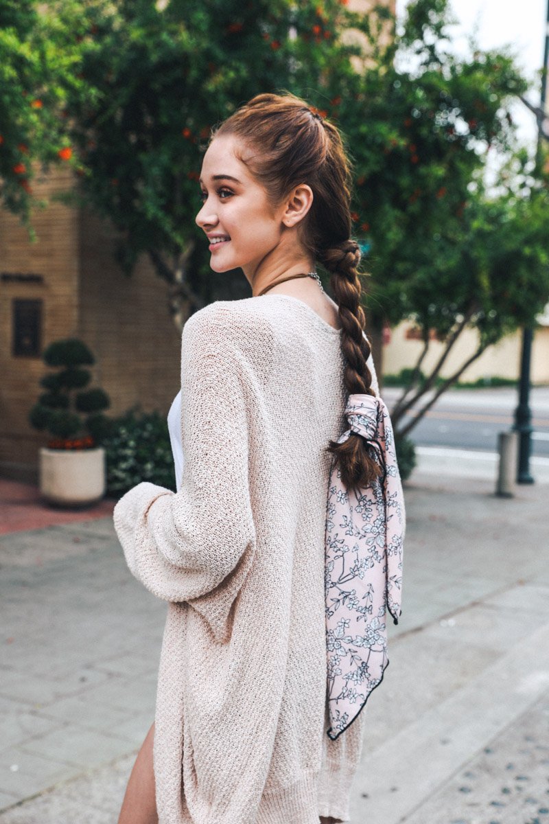 Floral Print Scarf