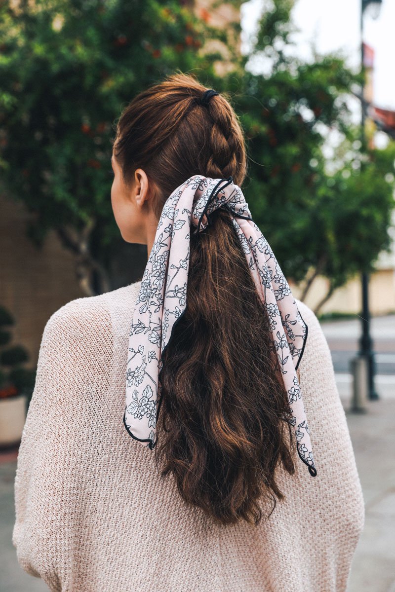 Floral Print Scarf