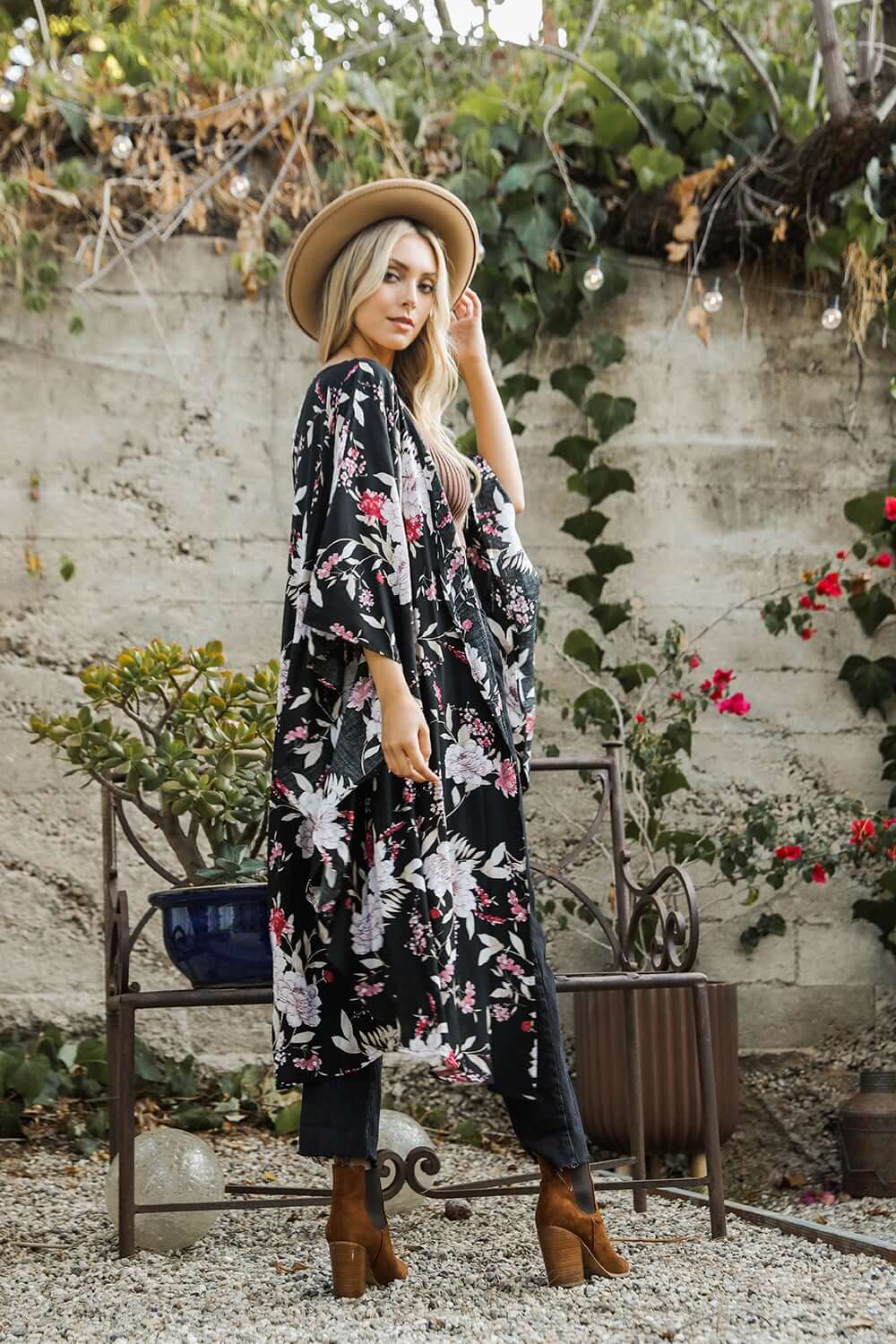 Floral Kimono Jacket