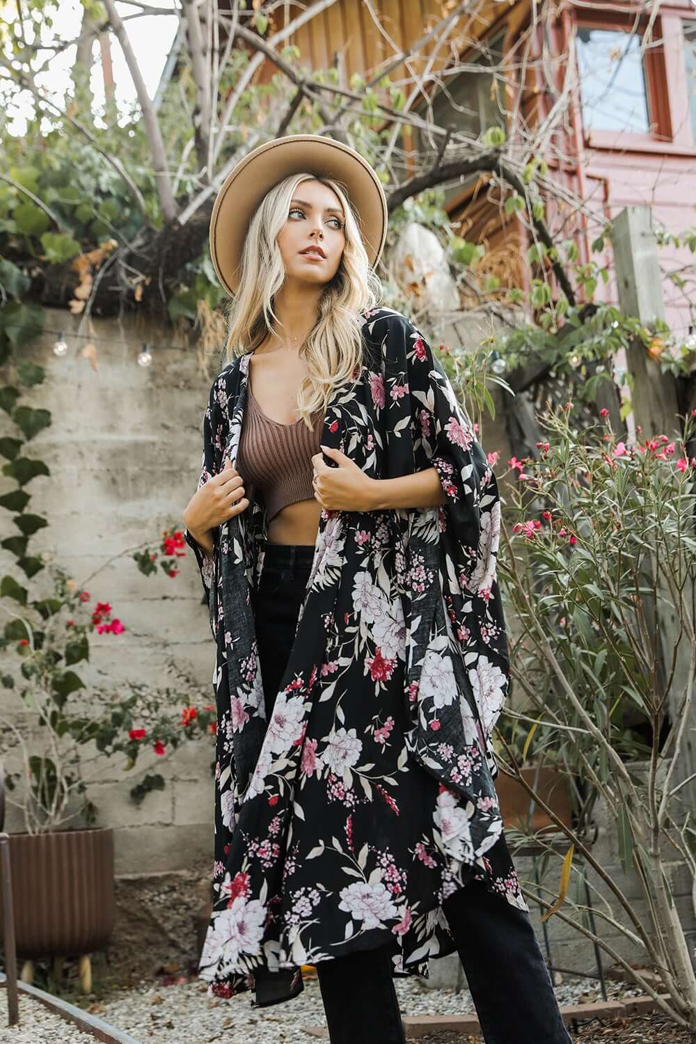 Floral Kimono Jacket