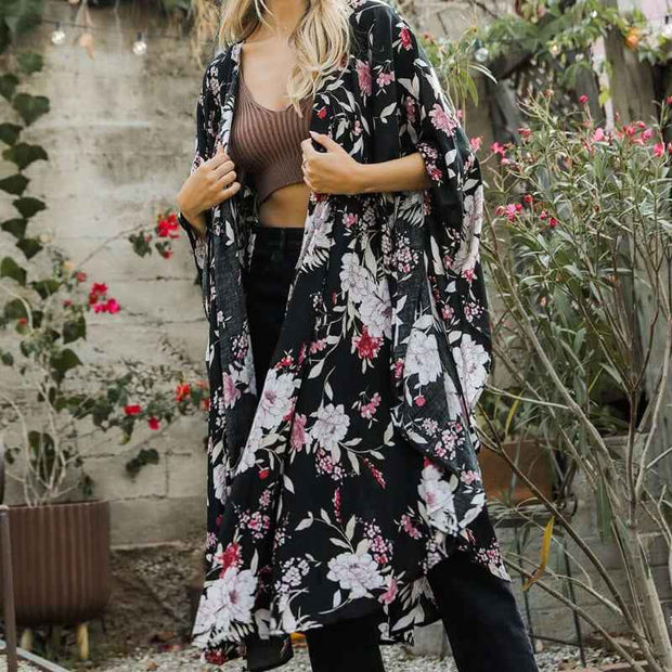 Floral Kimono Jacket