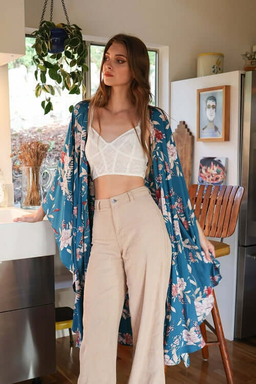 Floral Kimono Jacket