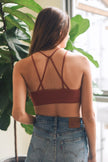 Bralette con recortes florales