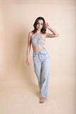 Bralette con recortes florales