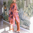 Floral Motif Kimono Cardigan - Elegant & Versatile