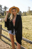 Kimonos con mangas con volantes.