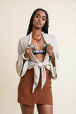 Flounce Kimono Wrap