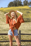 Flounce Kimono Wrap