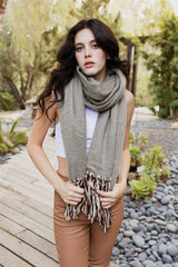 Frayed Bohemian Flow Scarf