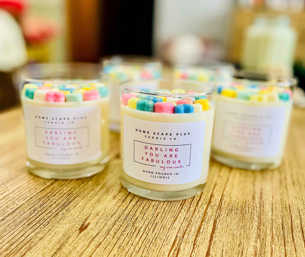 Rainbow Glow Candle
