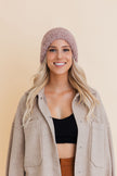 Fuzzy Chenille Beanie