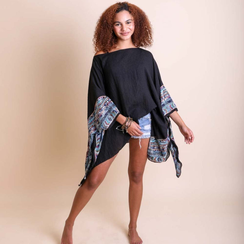 Modern Geometric Tunic Top