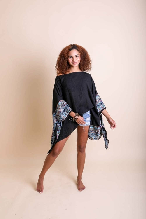 Modern Geometric Tunic Top