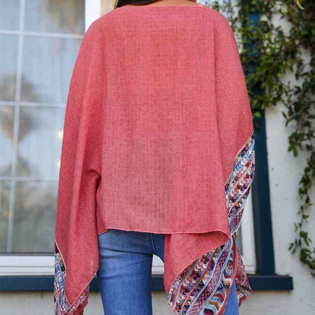 Modern Geometric Tunic Top